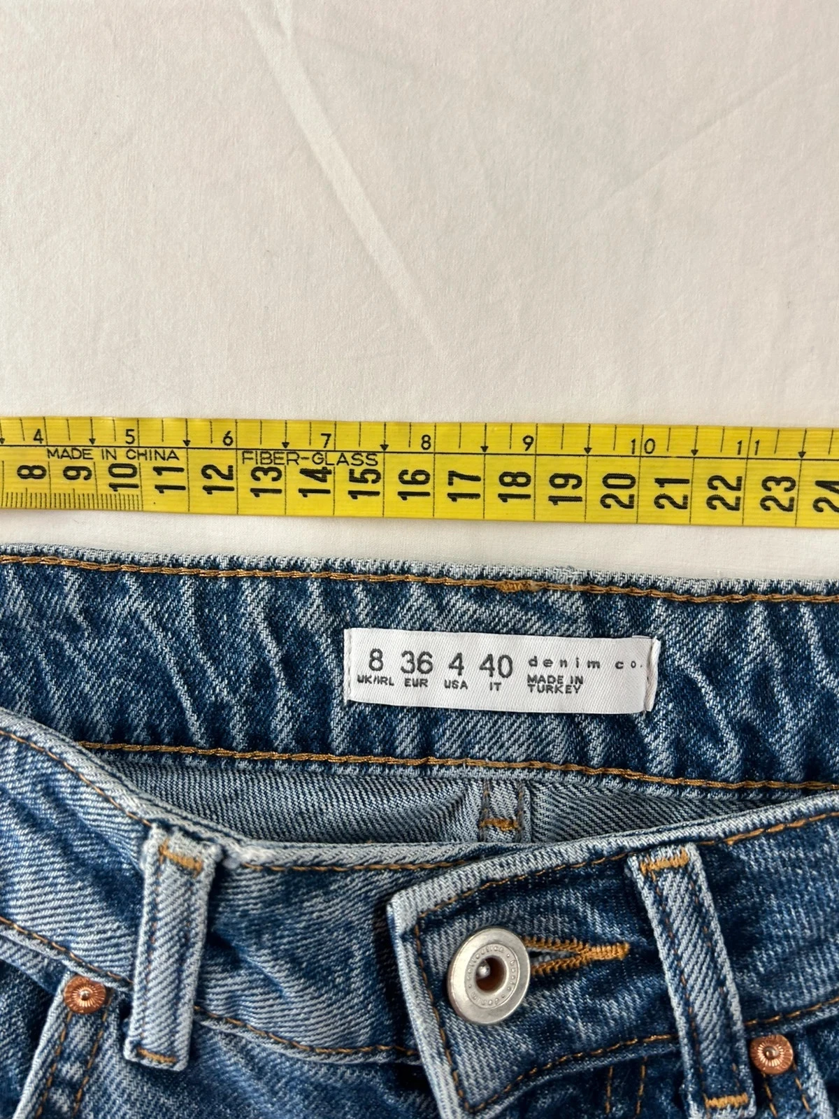 Jeans rasgados de cintura alta vintage Denim Co – photo 7